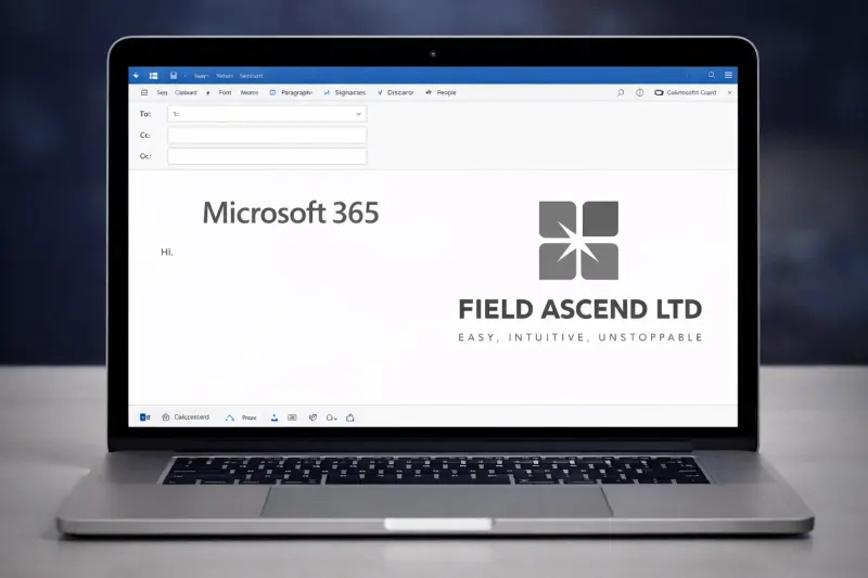 Microsoft 365 email integration for field service management software